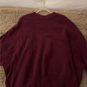 Free People Rich Burgundy Easy Street Tunic